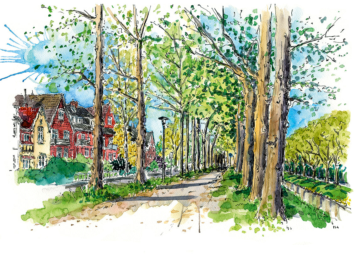 Postkarte Am Weidedamm Findorff