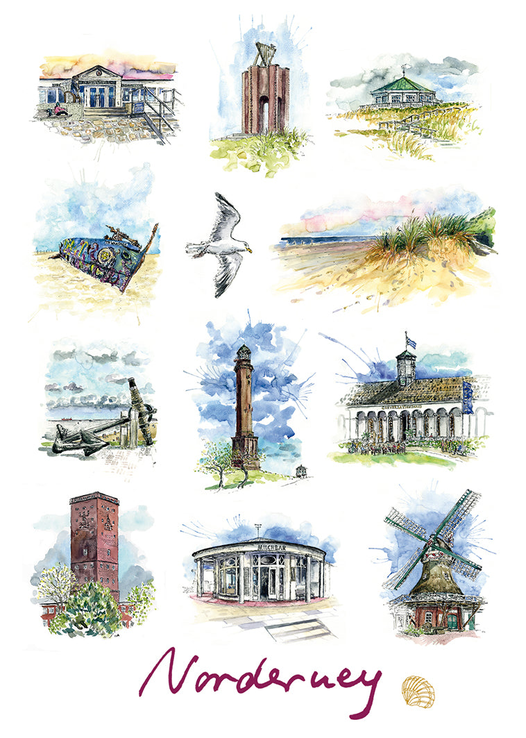 Postkarte Norderney