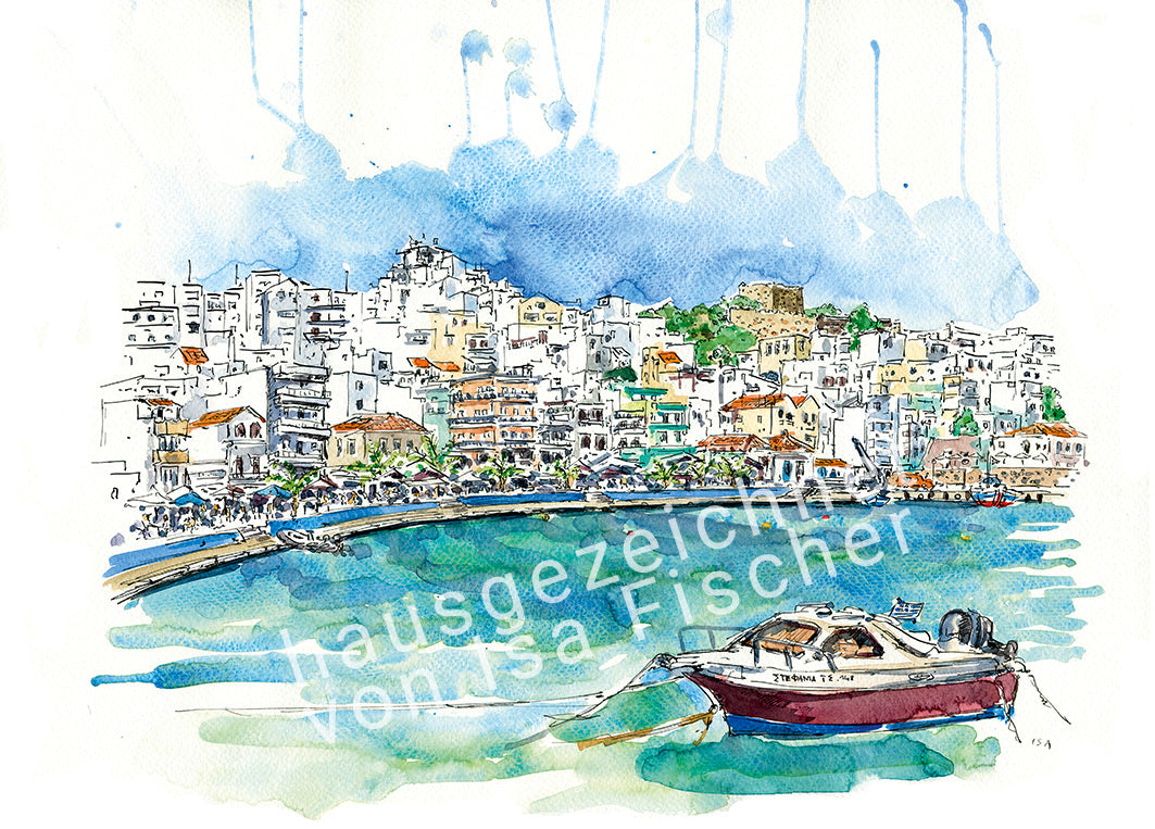 Originalzeichnung "Sitia"