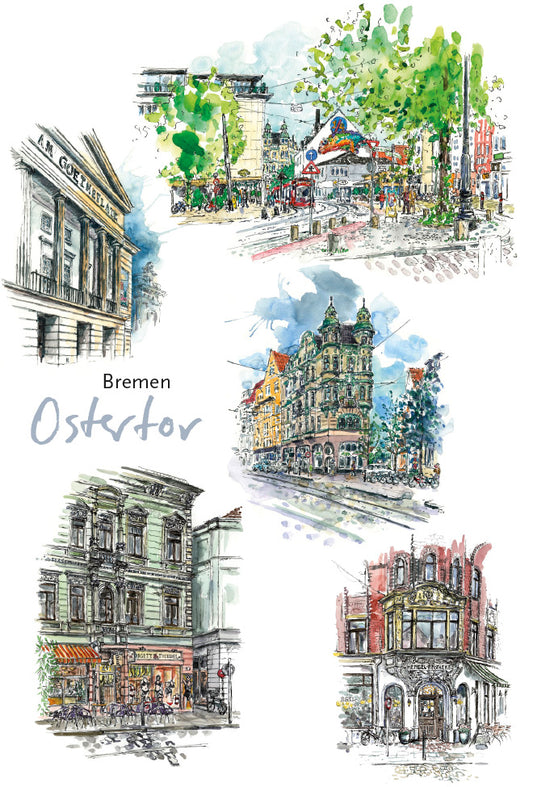 Postkarte Ostertor