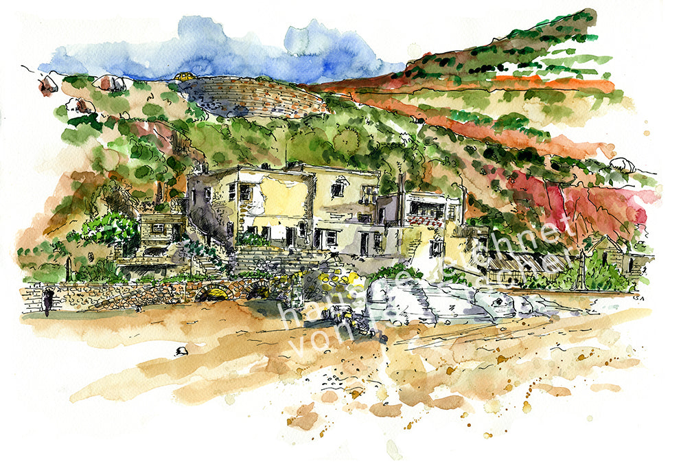 Originalzeichnung "Old Sulfur Mine 2"