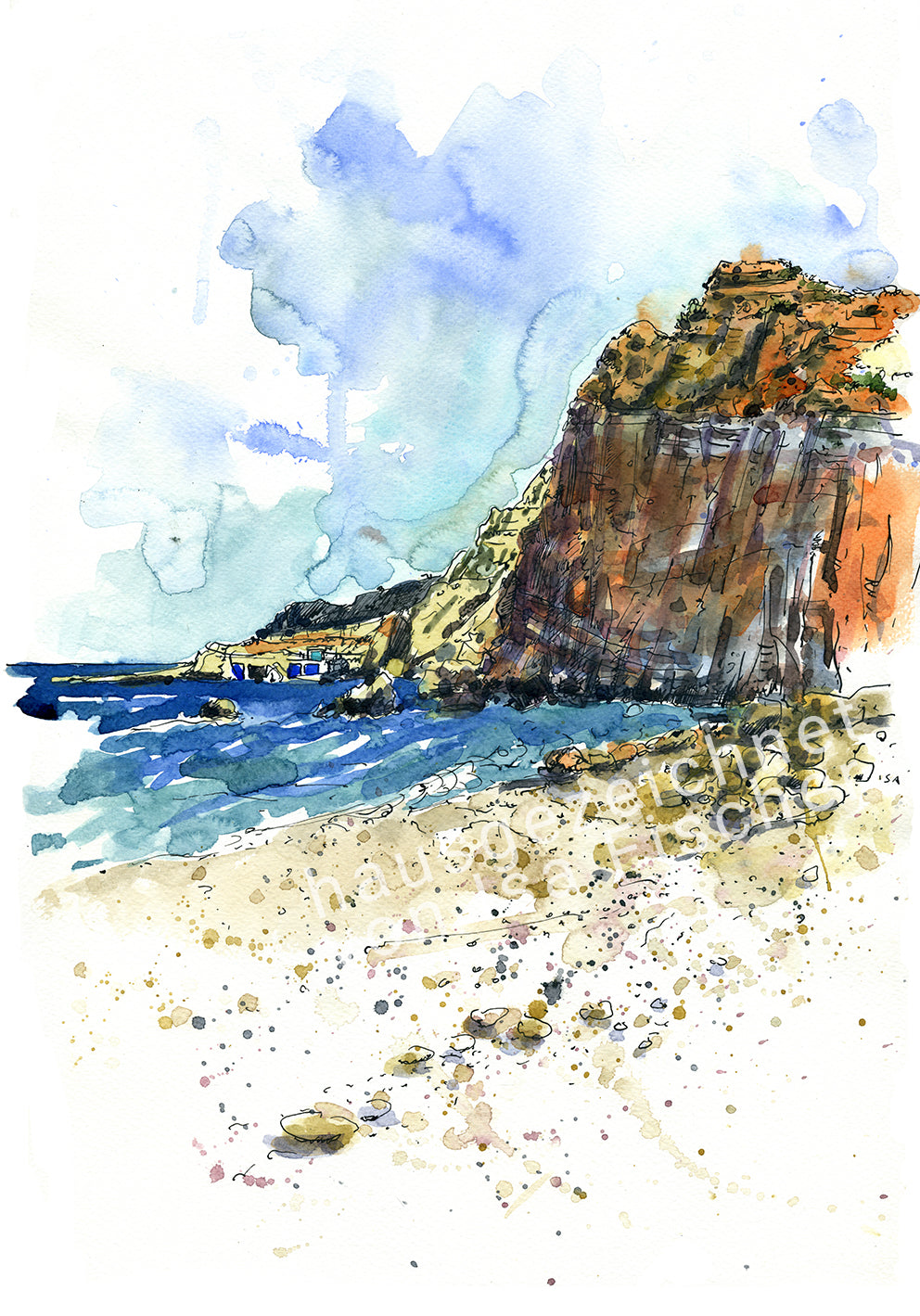 Originalzeichnung "Tria Figidia"