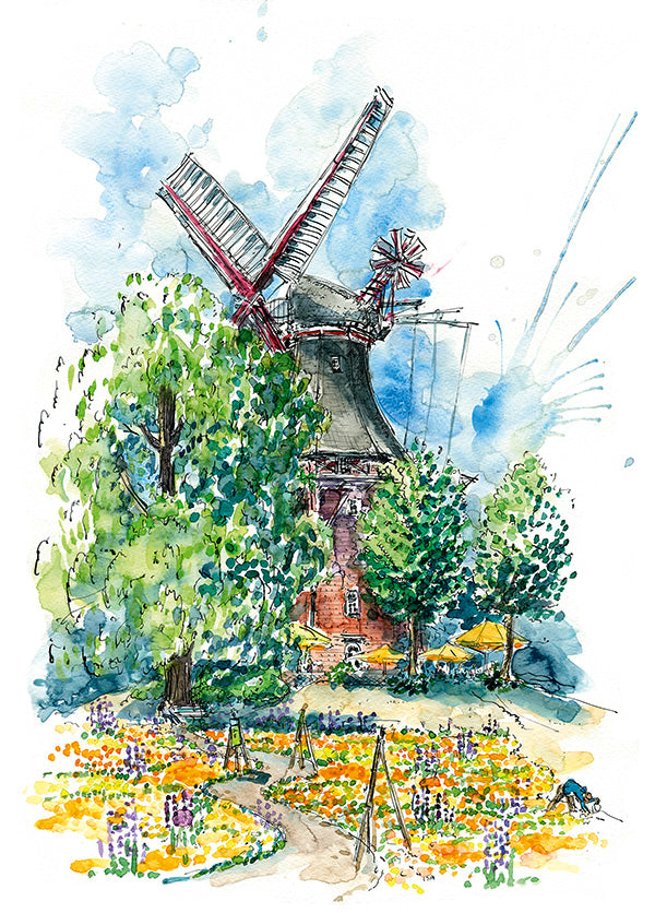 Postkarte Wallmühle