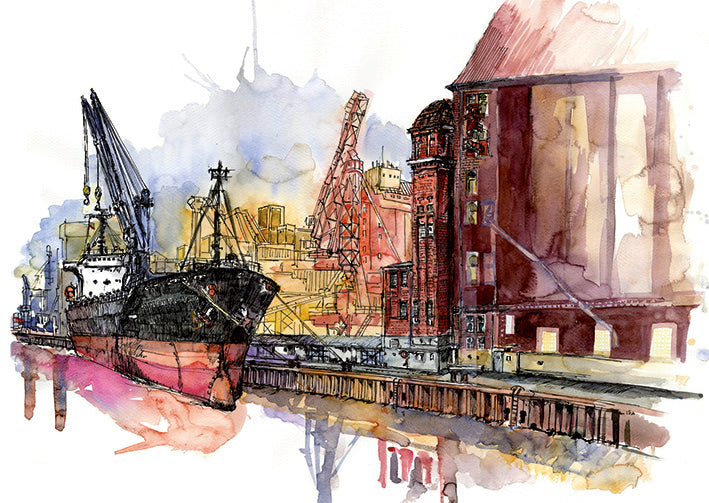Postkarte Atlantic Zeus
