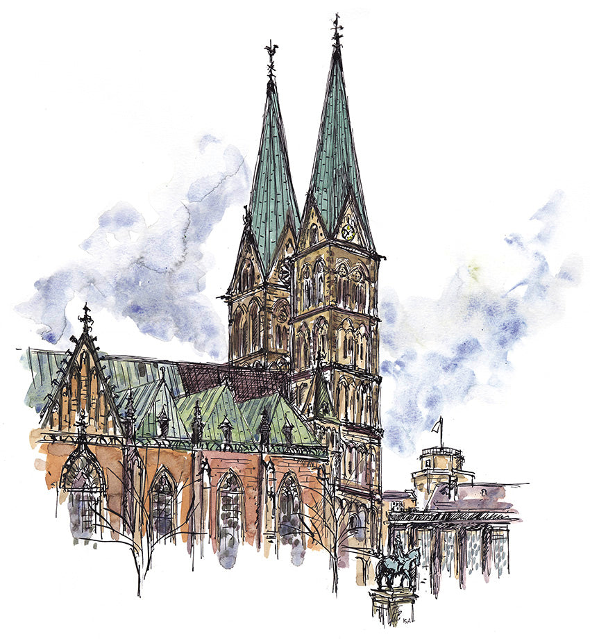 Postkarte Dom