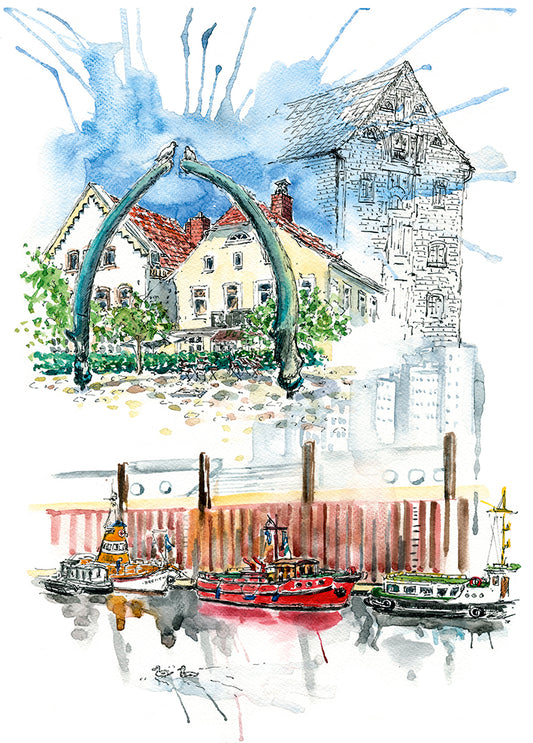 Postkarte Vegesack