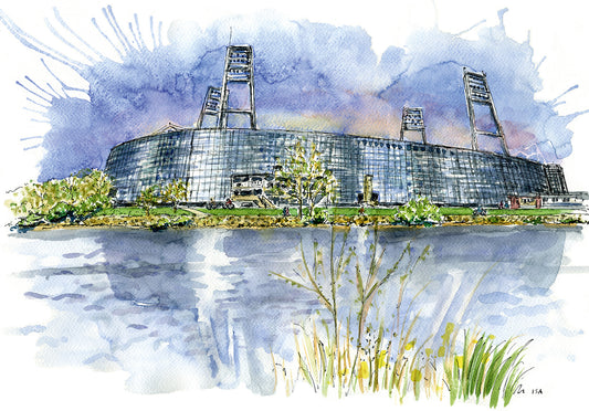Postkarte Weserstadion 3