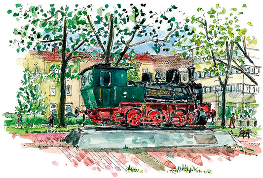 Postkarte Jan-Reiners-Lok