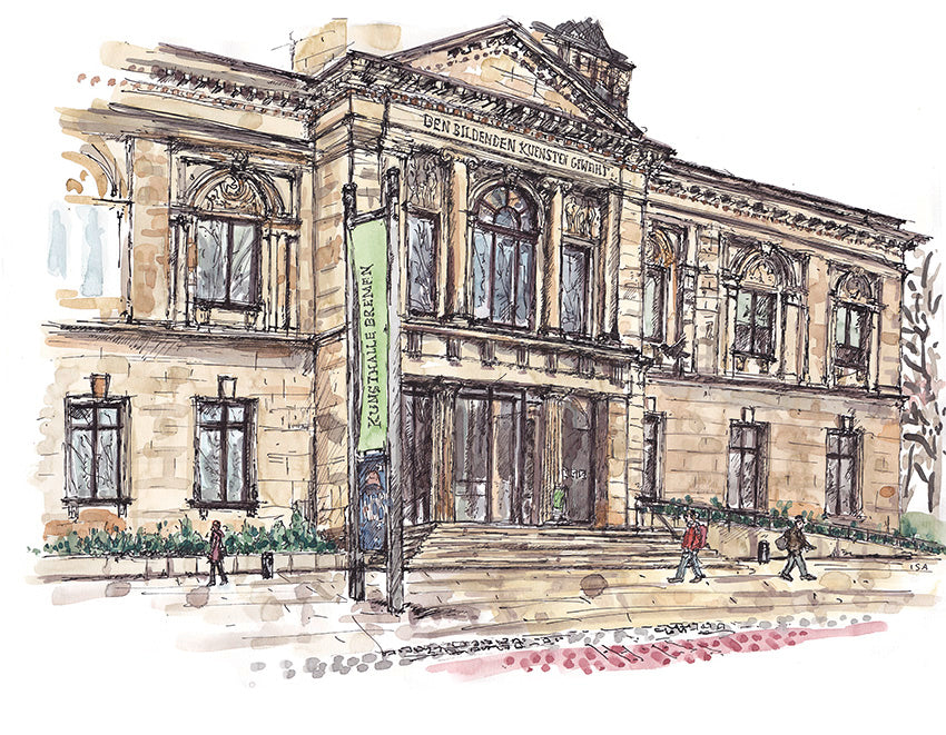 Postkarte Kunsthalle Bremen