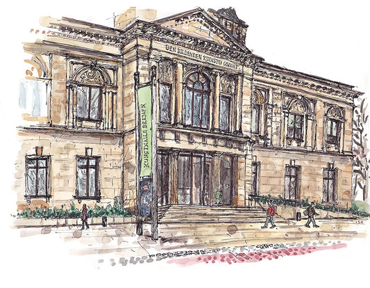 Postkarte Kunsthalle Bremen