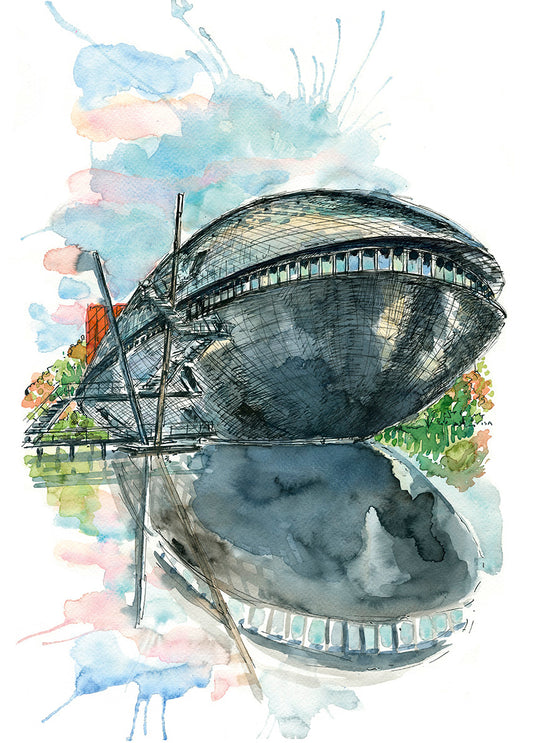 Postkarte Universum